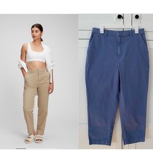 GAP Periwinkle Everyday Straight Up Khaki Larkspur Pants Size 10